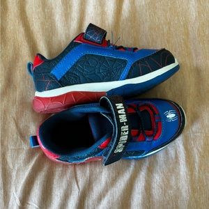 Light up spider man shoes
